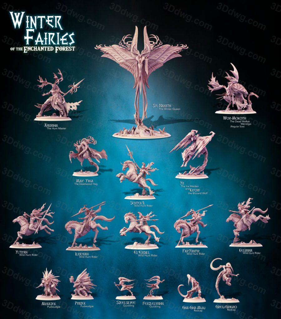 魔法森林的冬日仙子-P站图纸收藏馆