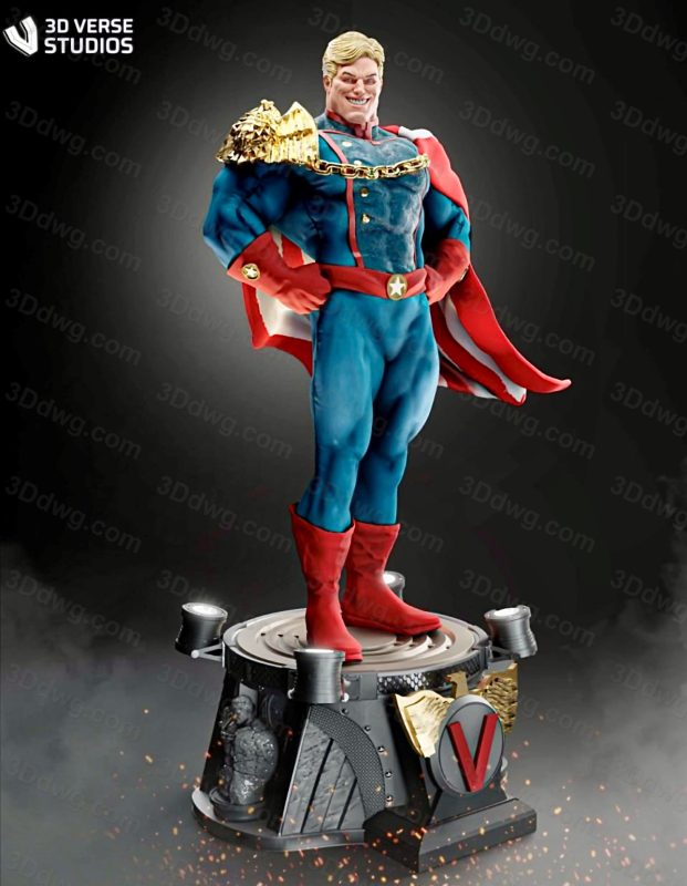 3dVerse 黑袍纠察队 祖国人-P站图纸收藏馆