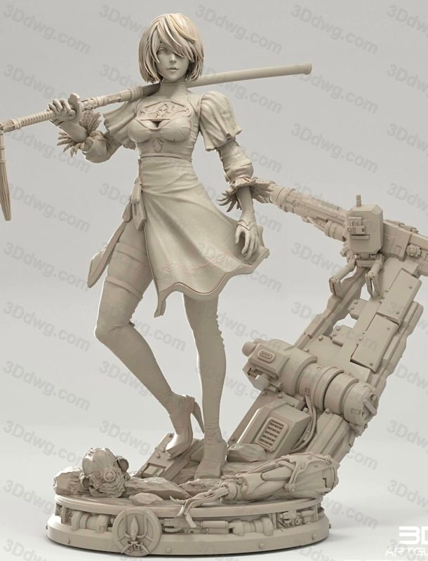 3DArtGuy 尼尔 机械纪元-P站图纸收藏馆