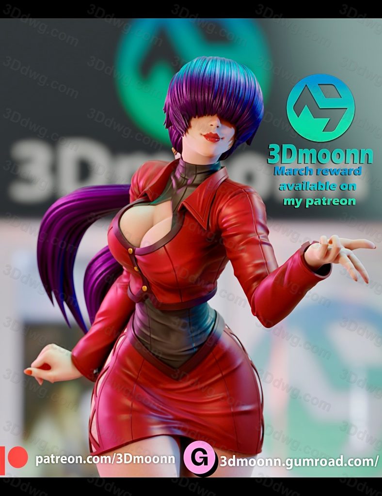 图片[2]-3Dmoonn KOF 拳皇夏尔米-P站图纸收藏馆