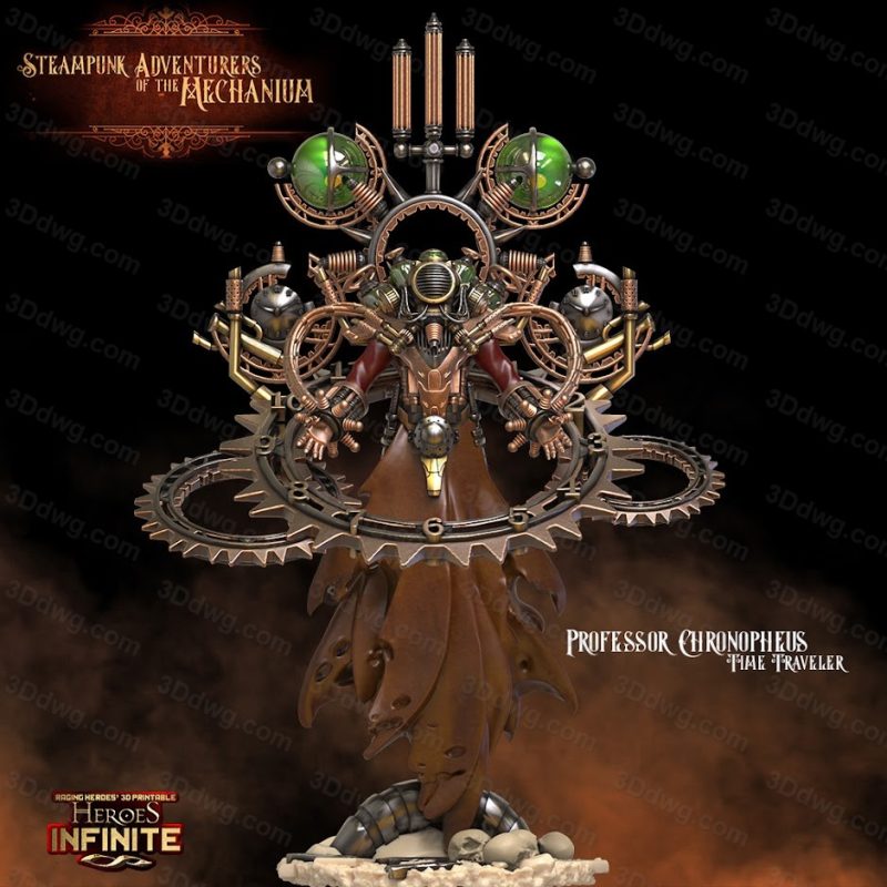 机械城的蒸汽朋克冒险家-P站图纸收藏馆