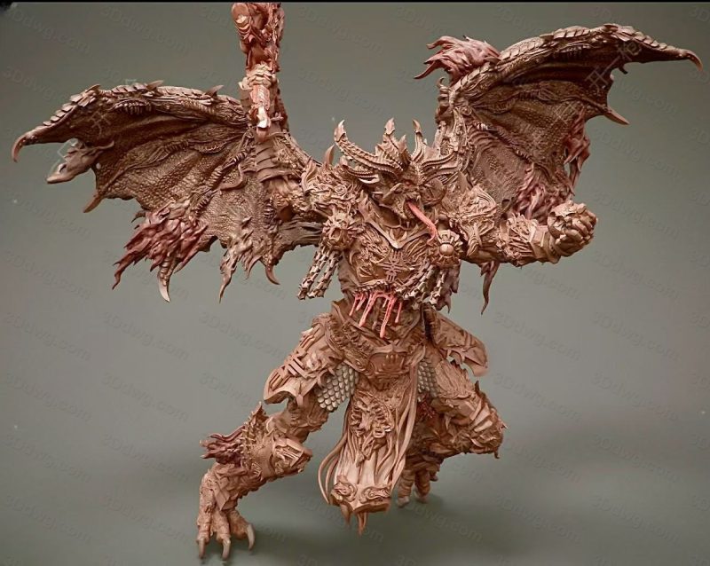 3DArtGuy Rage God Attack Pose-P站图纸收藏馆