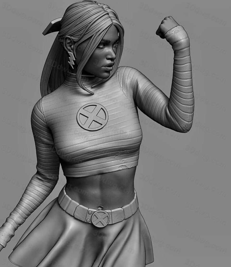图片[3]-3dVerse 漫威 X战警 暴风女-P站图纸收藏馆