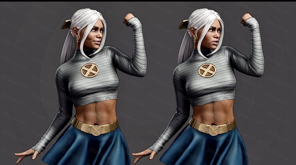 图片[2]-3dVerse 漫威 X战警 暴风女-P站图纸收藏馆