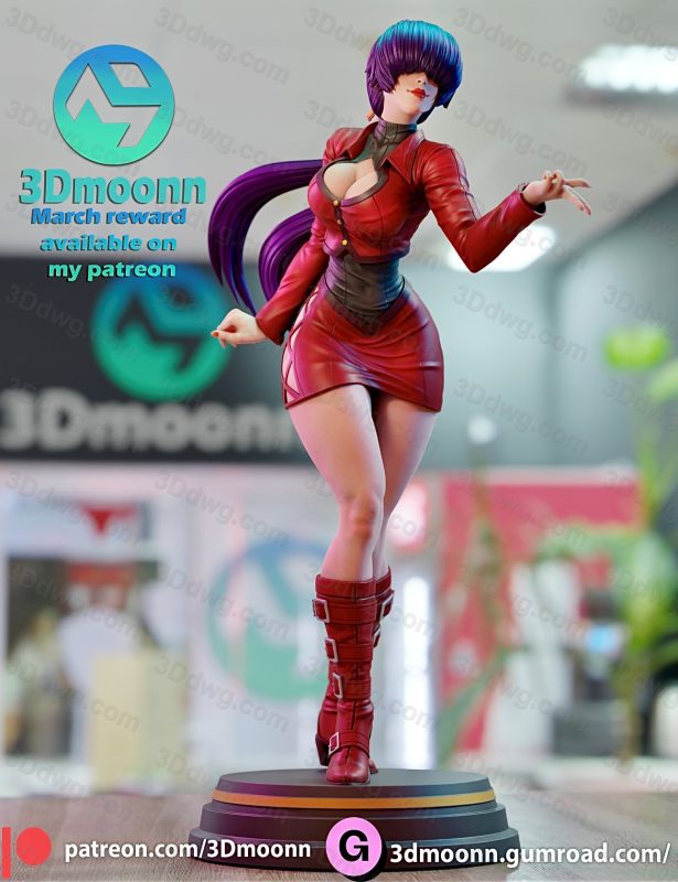 3Dmoonn KOF 拳皇夏尔米-P站图纸收藏馆