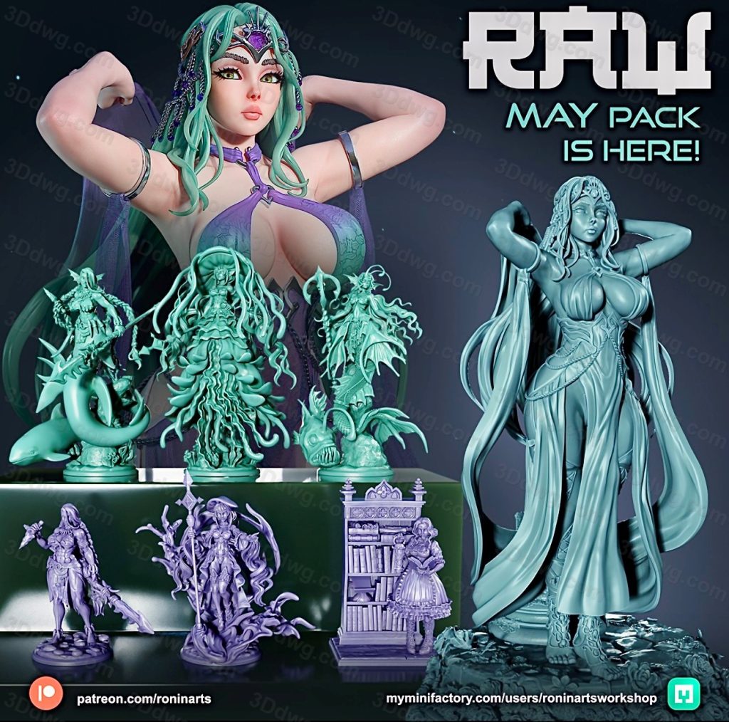 Ronin Arts 2024年5月图纸包-P站图纸收藏馆