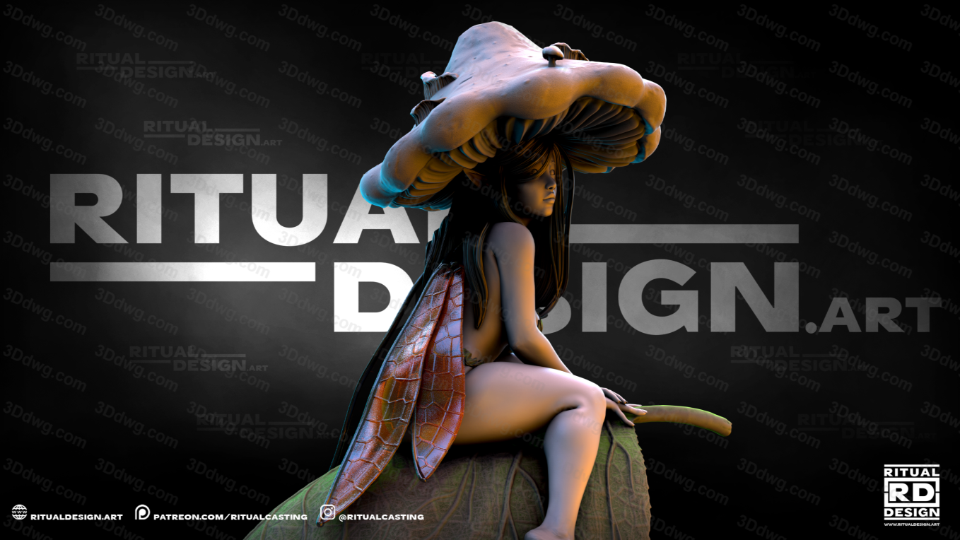 图片[2]-Ritual Casting 蘑菇女郎-P站图纸收藏馆