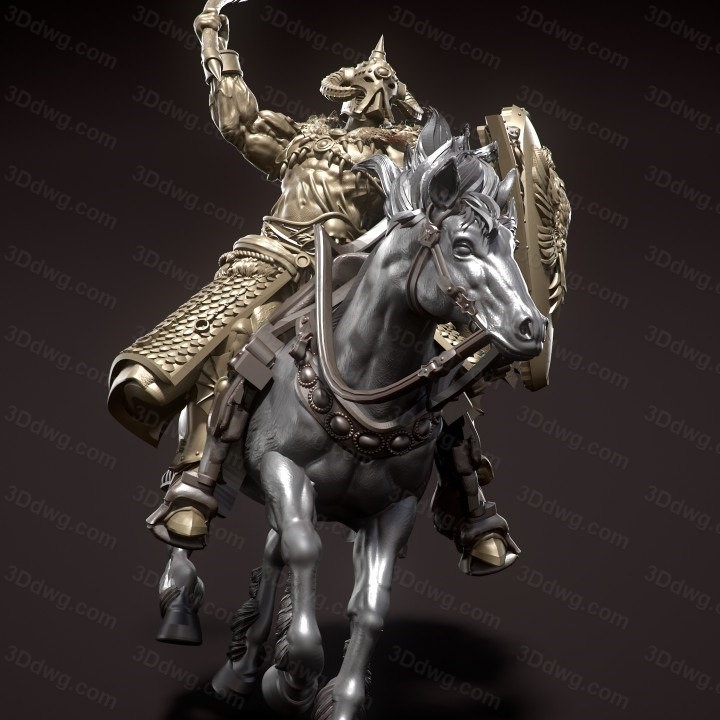3DArtGuy 驰骋的骑兵-P站图纸收藏馆