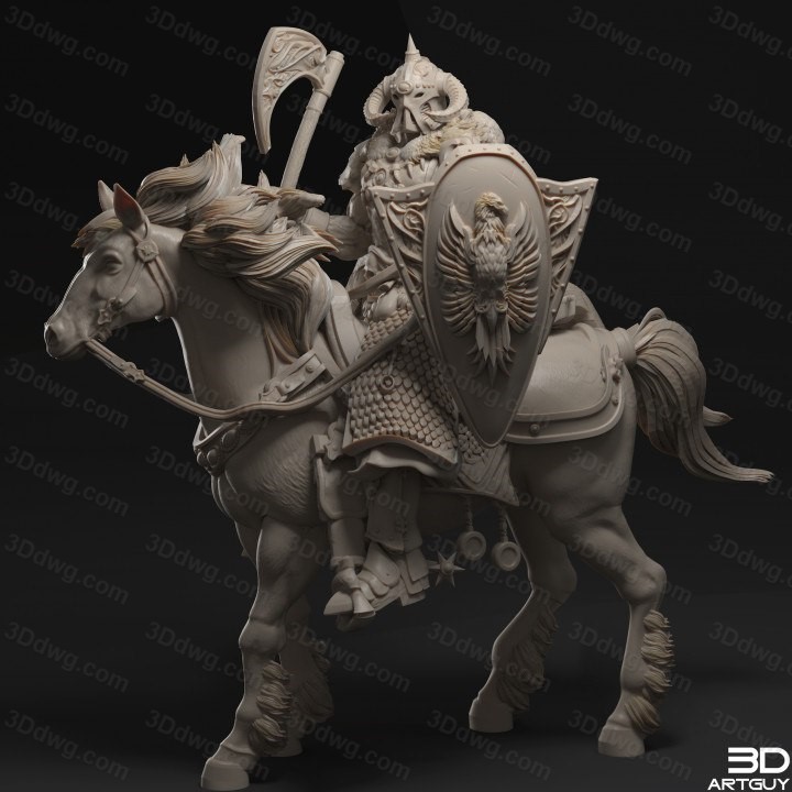 3DArtGuy 骑乘勇士-P站图纸收藏馆