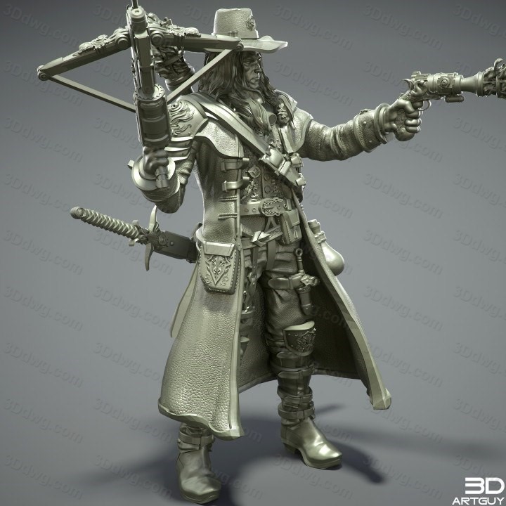 3DArtGuy 猎魔人-P站图纸收藏馆