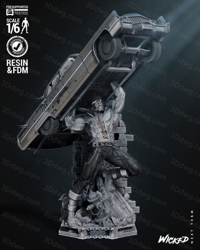 3DWicked 漫威 卢克·凯奇-P站图纸收藏馆