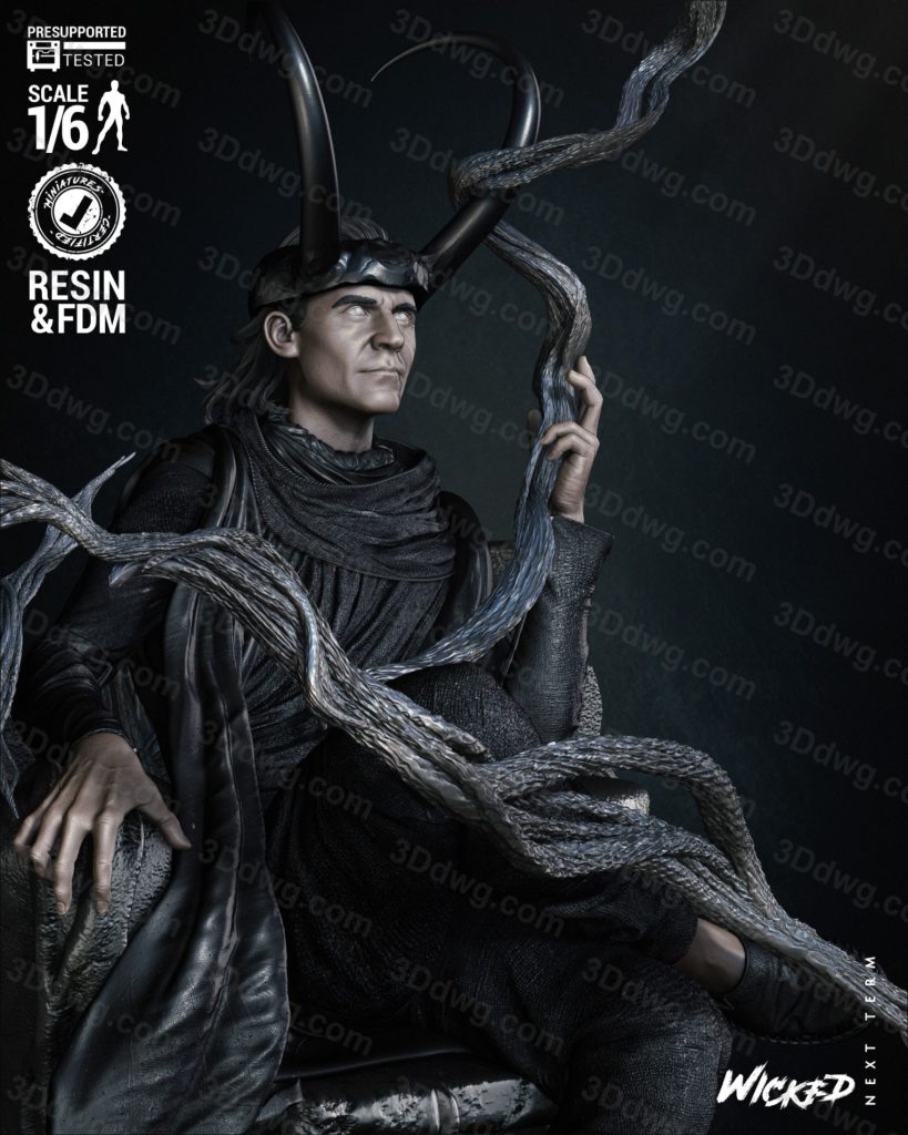 图片[2]-3DWicked 漫威 王座上的洛基-P站图纸收藏馆