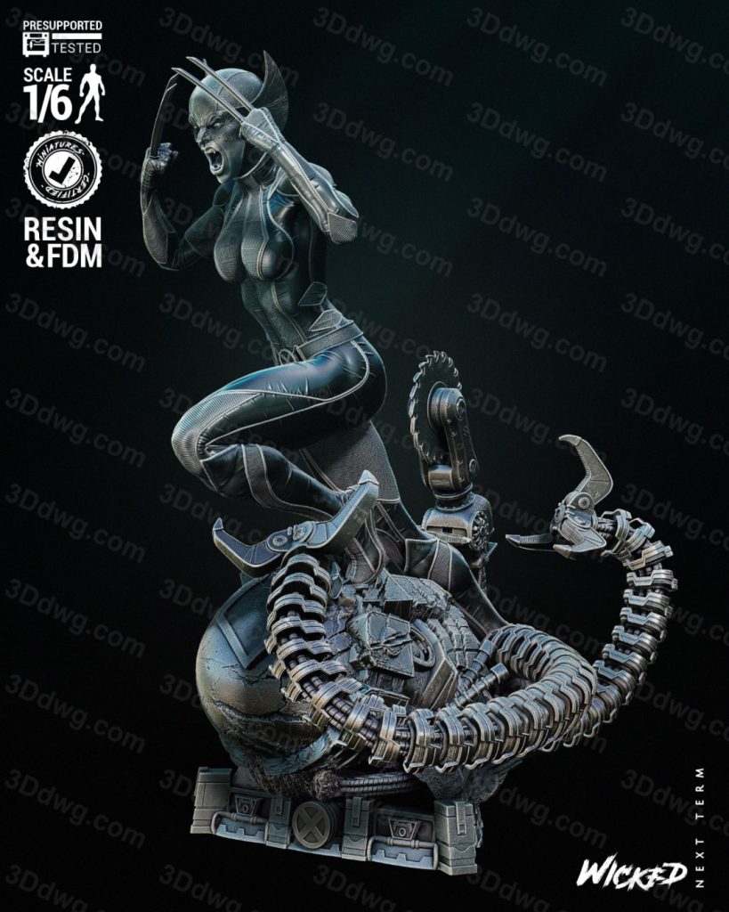 图片[5]-3DWicked 漫威 X战警 X23-P站图纸收藏馆