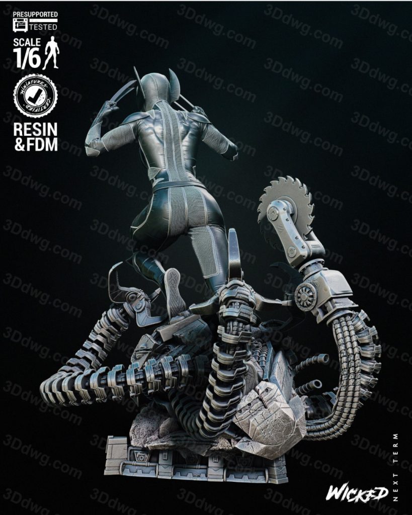 图片[4]-3DWicked 漫威 X战警 X23-P站图纸收藏馆