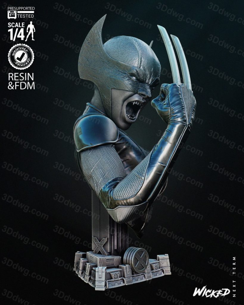 图片[2]-3DWicked 漫威 X战警 X23-P站图纸收藏馆