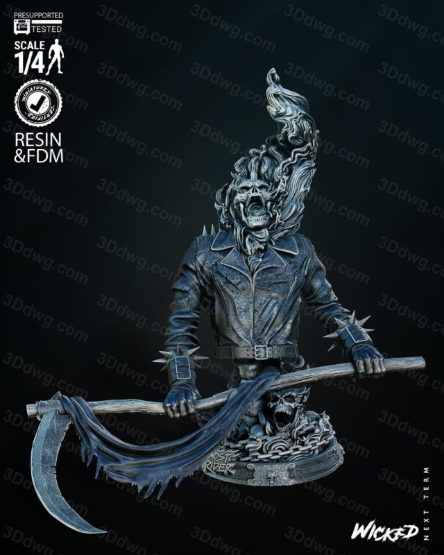 3DWicked 漫威 恶灵骑士-P站图纸收藏馆