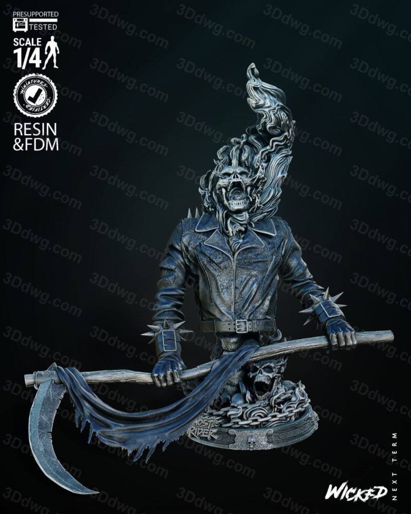 3DWicked 漫威 恶灵骑士-P站图纸收藏馆