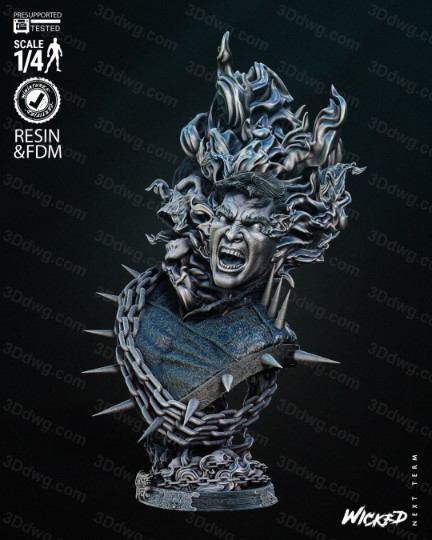 图片[2]-3DWicked 漫威 恶灵骑士-P站图纸收藏馆