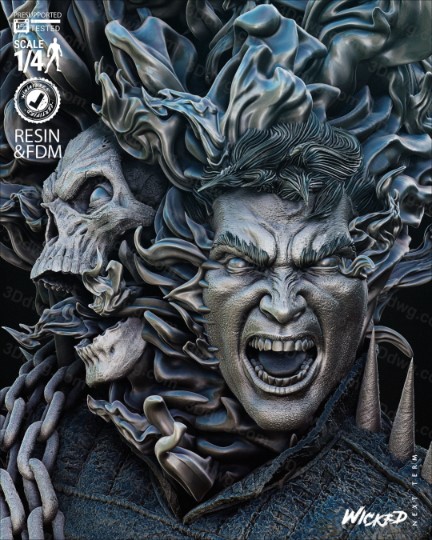 图片[3]-3DWicked 漫威 恶灵骑士-P站图纸收藏馆