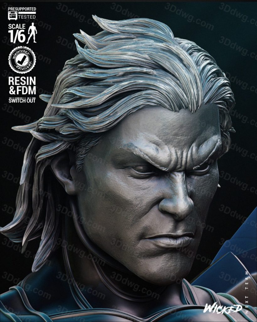 图片[5]-3DWicked 漫威 X战警 天使长-P站图纸收藏馆