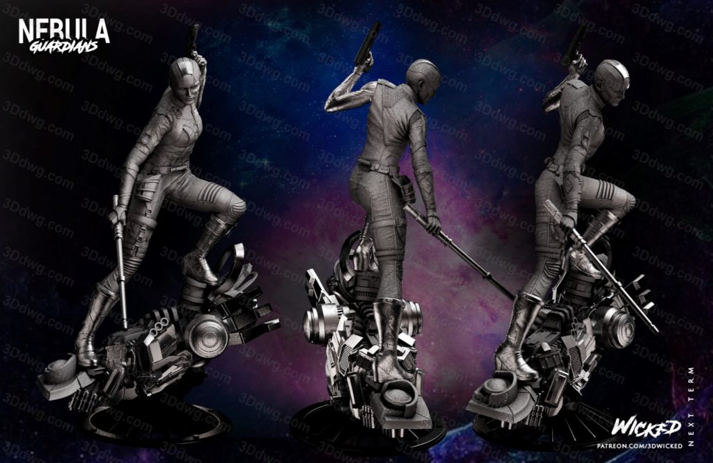 图片[3]-3DWicked 漫威 复联 星云 凯伦吉兰-P站图纸收藏馆