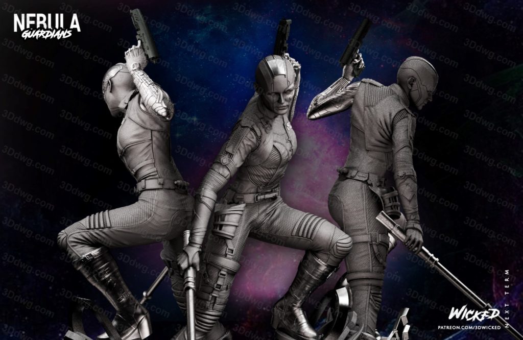 图片[5]-3DWicked 漫威 复联 星云 凯伦吉兰-P站图纸收藏馆