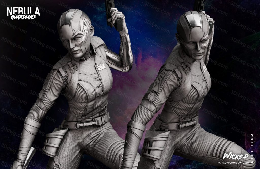 图片[6]-3DWicked 漫威 复联 星云 凯伦吉兰-P站图纸收藏馆