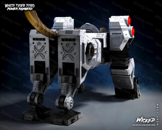 图片[5]-3DWicked 超凡战队 白虎佐德-P站图纸收藏馆