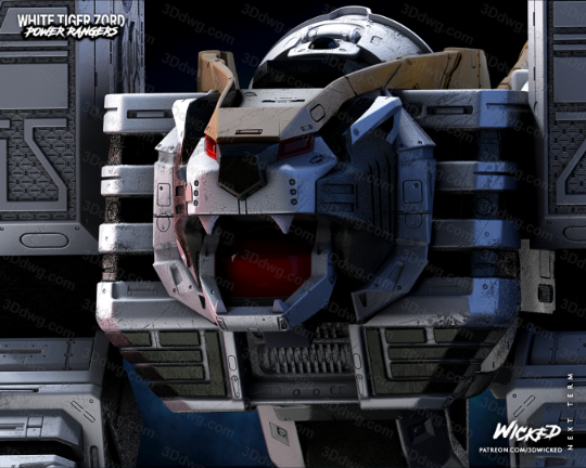 图片[6]-3DWicked 超凡战队 白虎佐德-P站图纸收藏馆