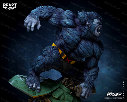 图片[3]-3DWicked 漫威 X战警 野兽-P站图纸收藏馆