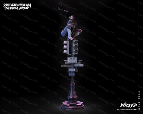 3DWicked 漫威 蜘蛛女侠-P站图纸收藏馆