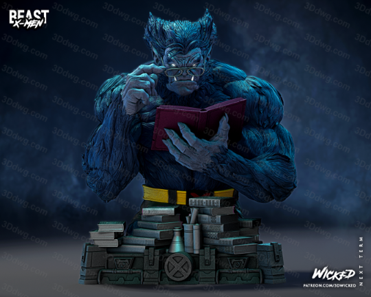 3DWicked 漫威 X战警 野兽-P站图纸收藏馆