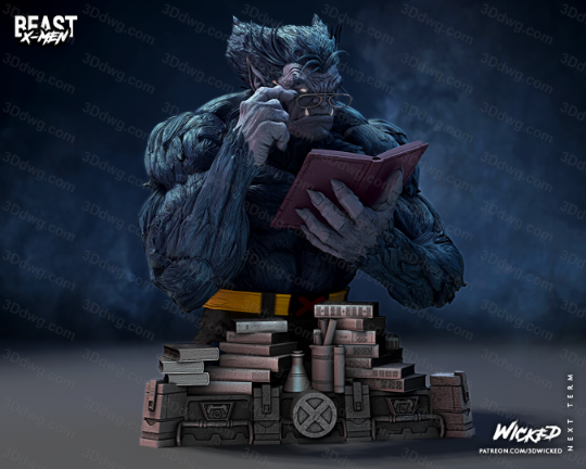 图片[2]-3DWicked 漫威 X战警 野兽-P站图纸收藏馆