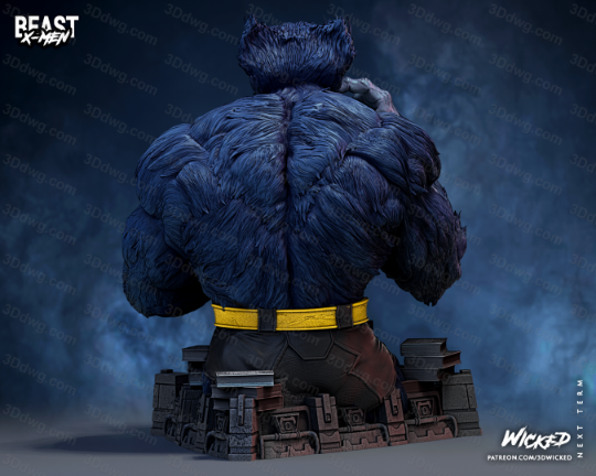 图片[4]-3DWicked 漫威 X战警 野兽-P站图纸收藏馆