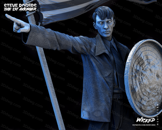 图片[4]-3DWicked 漫威 美国队长 史蒂夫·罗杰斯-P站图纸收藏馆