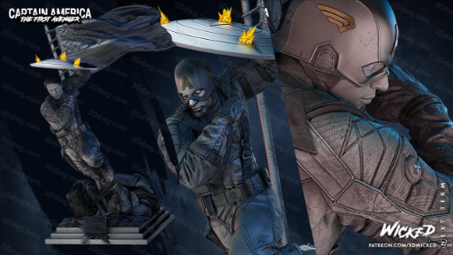 图片[3]-3DWicked 漫威 复联 美国队长-P站图纸收藏馆
