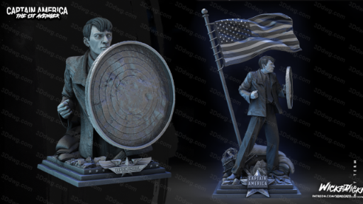 图片[5]-3DWicked 漫威 美国队长 史蒂夫·罗杰斯-P站图纸收藏馆