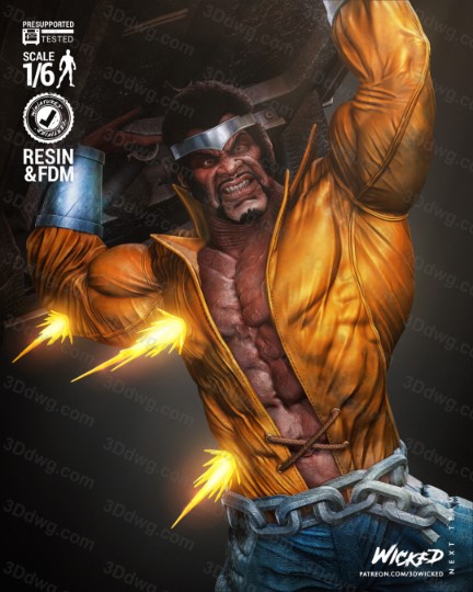 图片[2]-3DWicked 漫威 铁拳和卢克·凯奇-P站图纸收藏馆