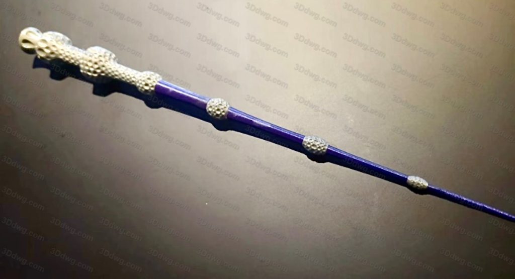 3DWicked 哈利波特 伏地魔魔杖-P站图纸收藏馆