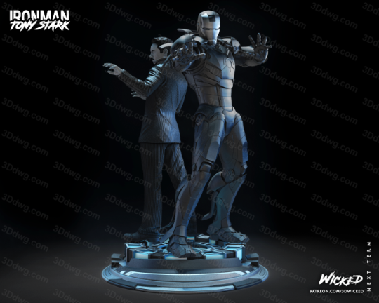 图片[4]-3DWicked 漫威 复联 钢铁侠 托尼·史塔克-P站图纸收藏馆
