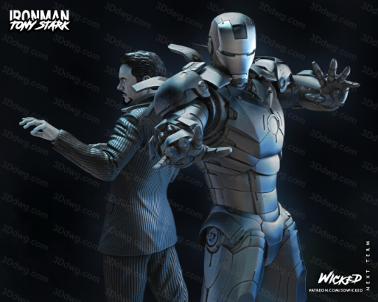 图片[6]-3DWicked 漫威 复联 钢铁侠 托尼·史塔克-P站图纸收藏馆