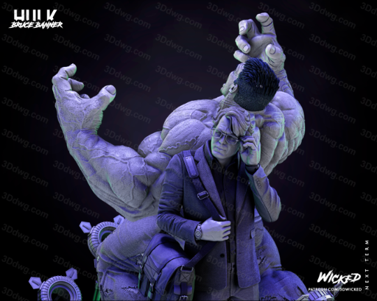 图片[6]-3DWicked 漫威 绿巨人 布鲁斯·班纳-P站图纸收藏馆