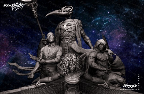 图片[2]-3DWicked 漫威 月光骑士 猩红圣甲虫-P站图纸收藏馆