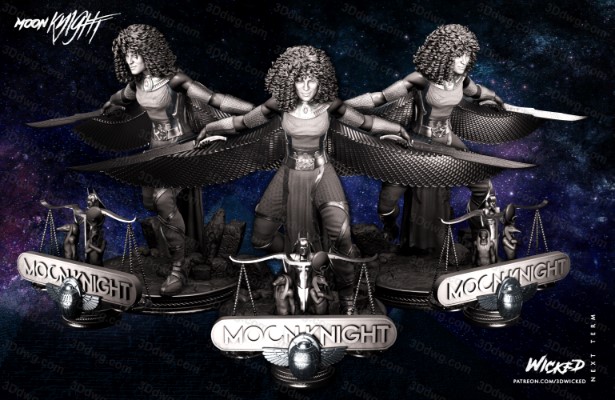 图片[3]-3DWicked 漫威 月光骑士 猩红圣甲虫-P站图纸收藏馆