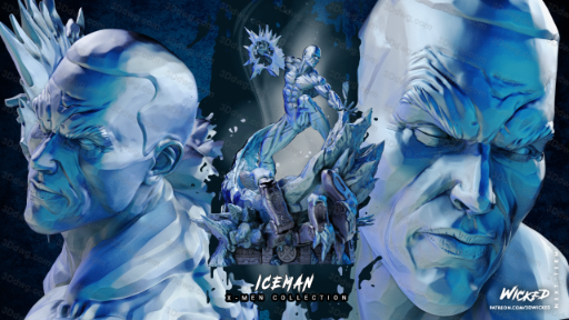 图片[2]-3DWicked 漫威 X战警 冰人-P站图纸收藏馆