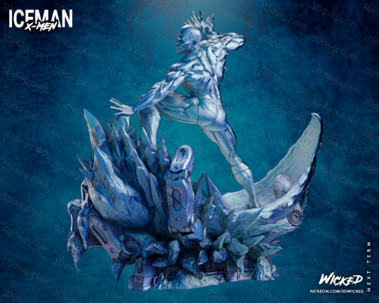 图片[4]-3DWicked 漫威 X战警 冰人-P站图纸收藏馆