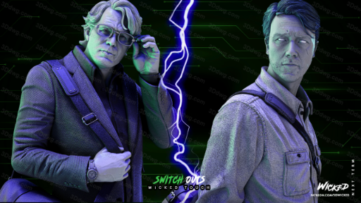 图片[2]-3DWicked 漫威 绿巨人 布鲁斯·班纳-P站图纸收藏馆