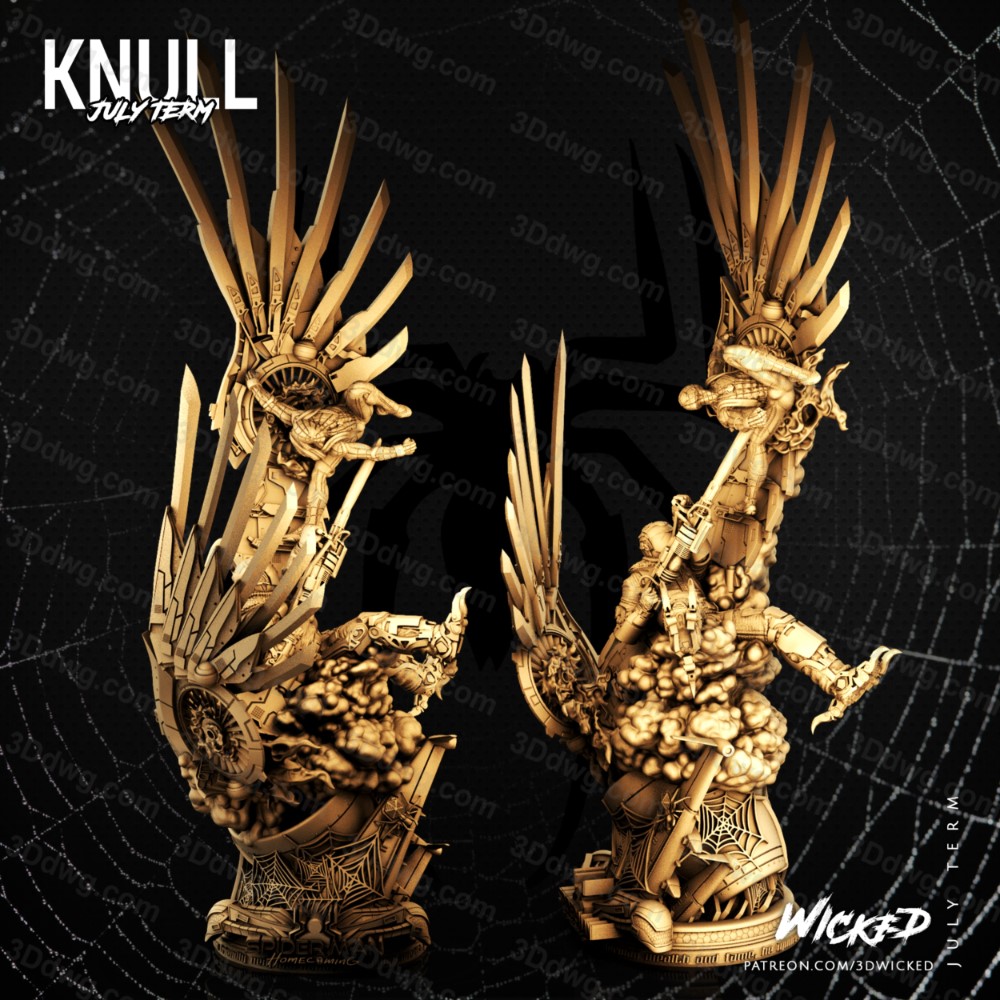 3DWicked 漫威 蜘蛛侠VS秃鹫-P站图纸收藏馆