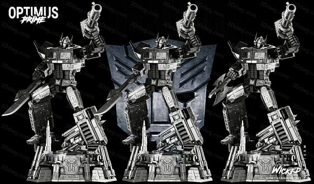 3DWicked 漫威 变形金钢-P站图纸收藏馆