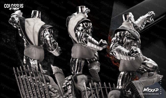 图片[5]-3DWicked 漫威 X战警 Colossus 丹尼尔·库德摩尔-P站图纸收藏馆